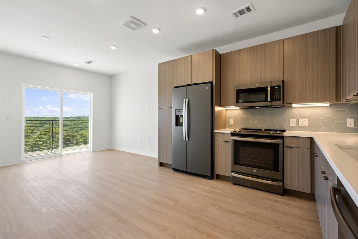 View 4802 S Congress Ave Unit #403 in The Bend Condominiums 4802 S Congress Ave Unit #403 - front exterior - Luxury home in The Bend Condominiums, Austin, TX