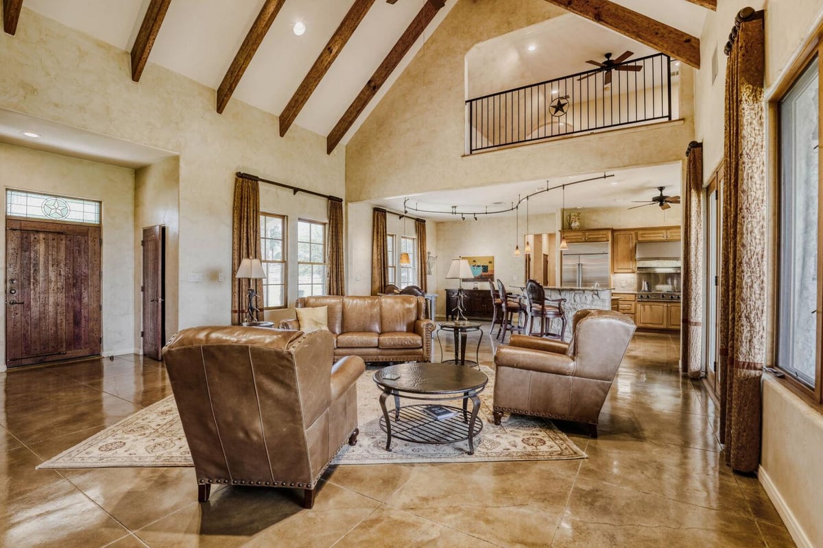 View 4806 Creek Meadow CV in Travis Settlement Sec 03 4806 Creek Meadow CV - front exterior - Luxury home in Travis Settlement Sec 03, Spicewood, TX