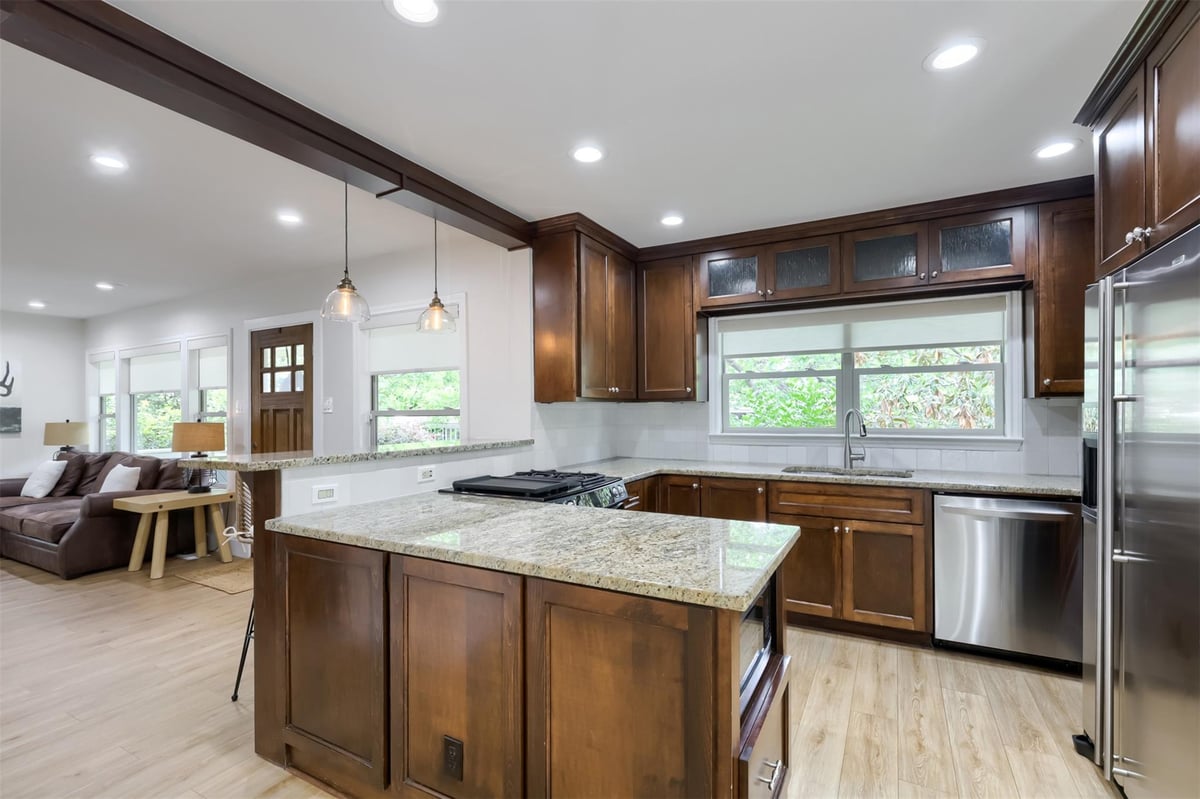 Kitchen at 4807 Woodview Ave - 2 bed 2 bath home