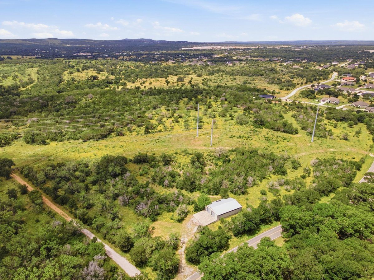 View 4810 and 4900 County Road 404 in None 4810 and 4900 County Road 404 - front exterior - Luxury lot in None, Spicewood, TX
