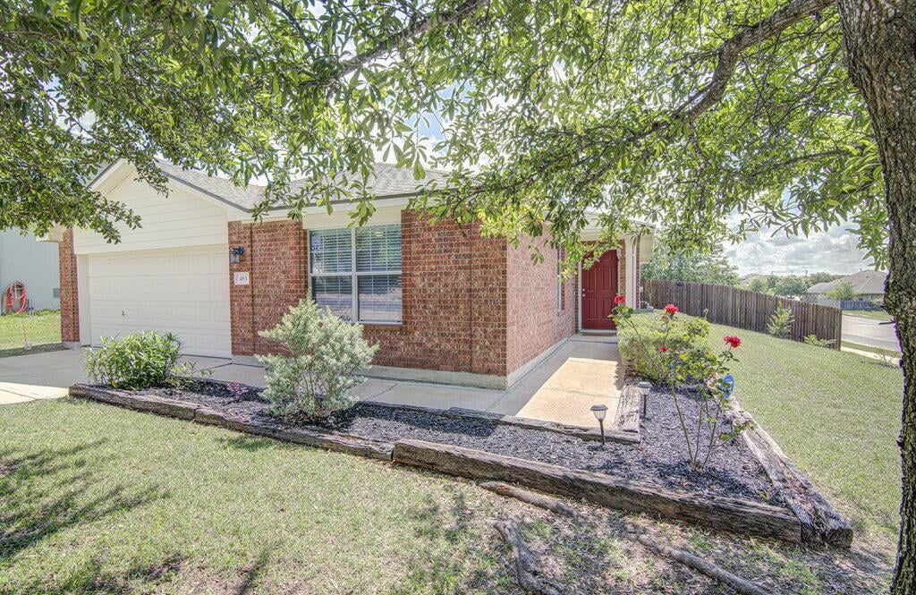 View 483 Quarter Ave in Shadow Creek Ph 2 Sec 2 483 Quarter Ave - front exterior - Luxury home in Shadow Creek Ph 2 Sec 2, Buda, TX