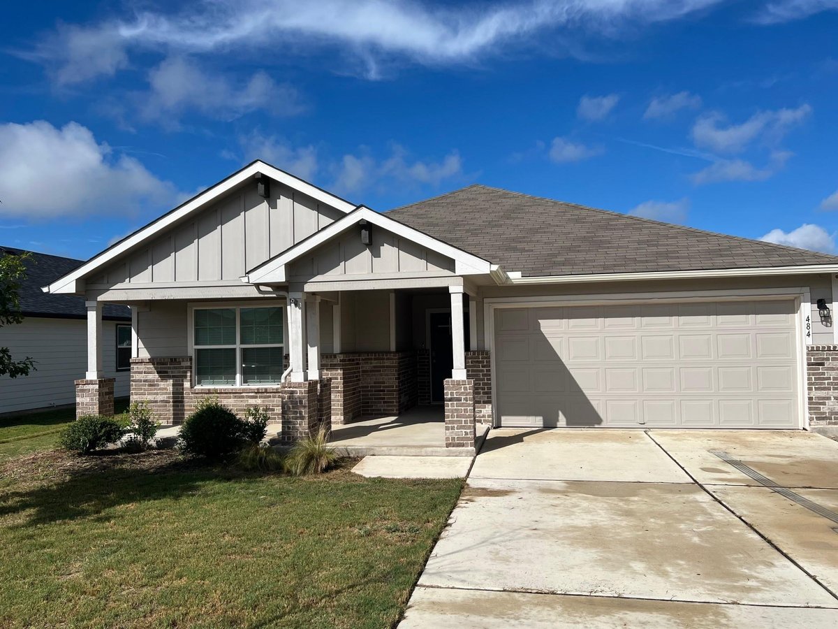 View 484 Dove TRL in Dove Meadow 484 Dove TRL - front exterior - Luxury home in Dove Meadow, Bertram, TX