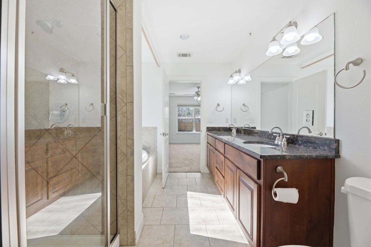 Bathroom at 4904 Eastdale Dr - 3 bed 2 bath home