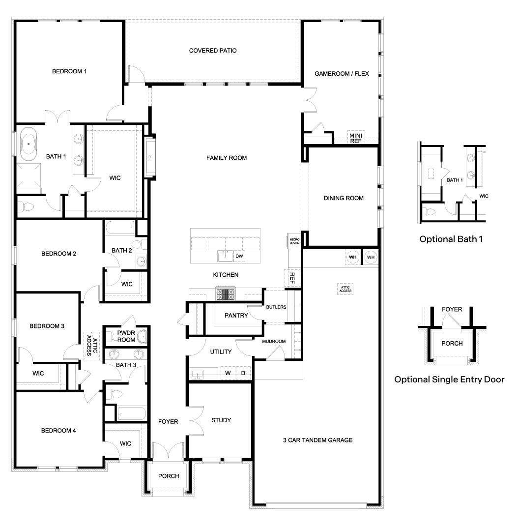 Living area at 4908 Turquesa Dr - 4 bed 3 bath home