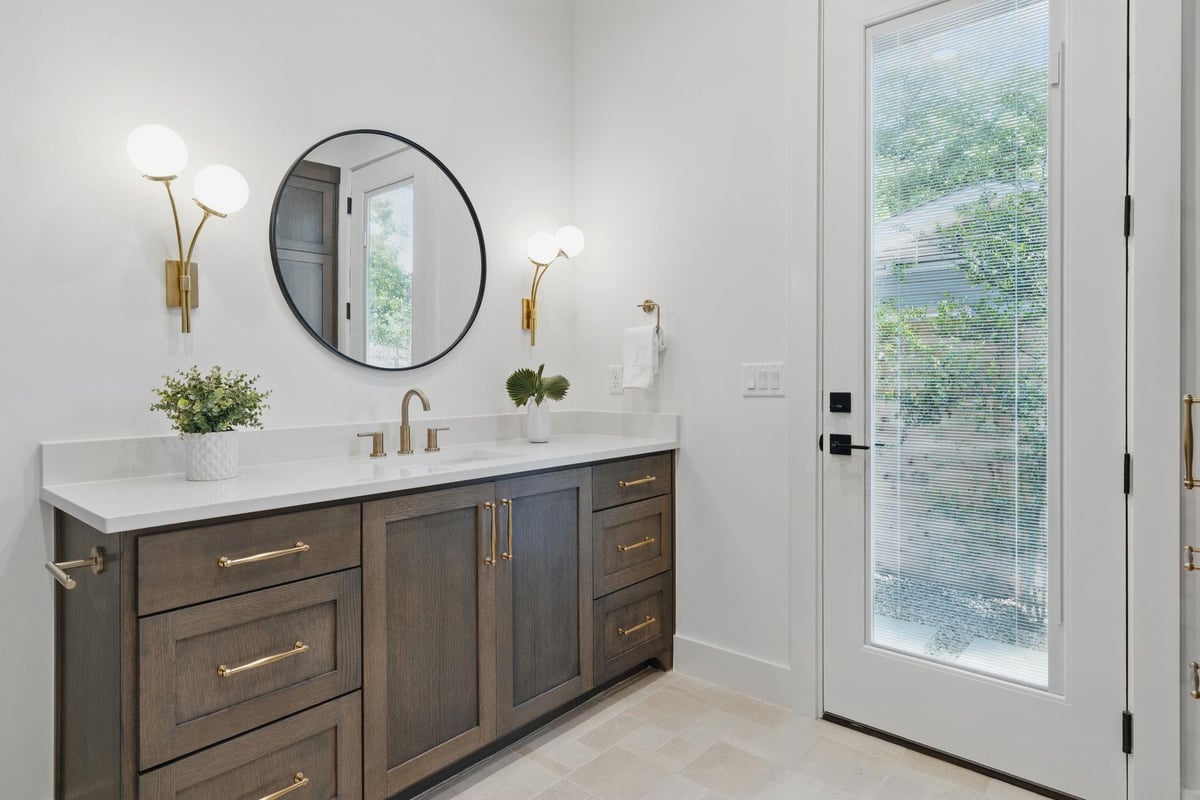 Primary bedroom at 4910 W Park Dr - 5 bed 4 bath home