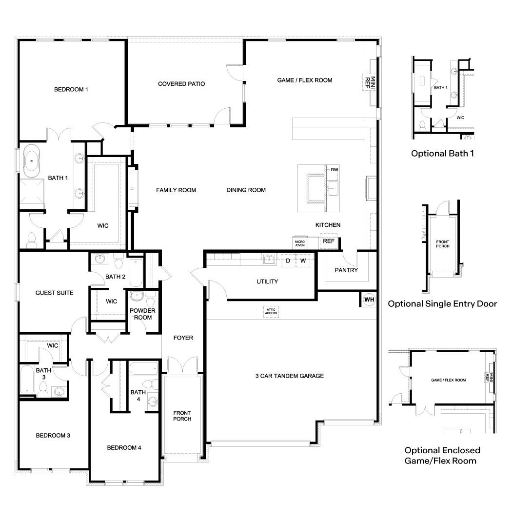 Living area at 4917 Turquesa Dr - 4 bed 4 bath home