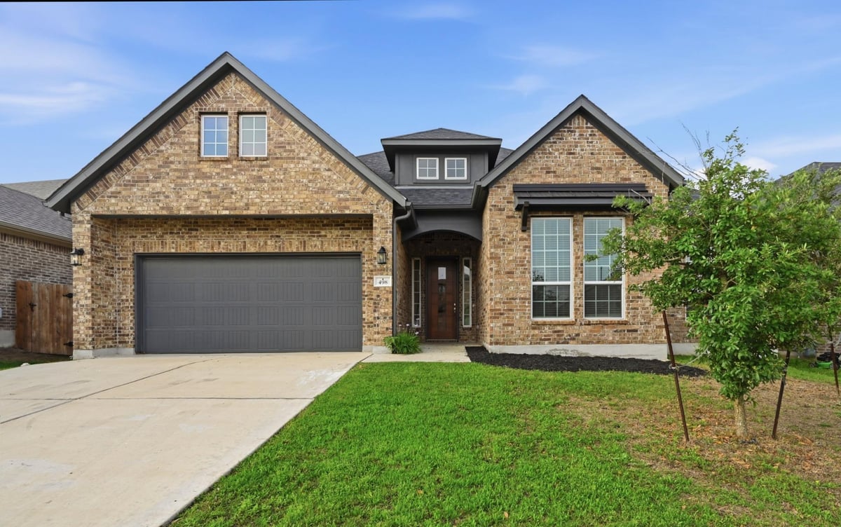 View 498 Gamble Dr in Sunfield Ph Three Sec Six A 498 Gamble Dr - front exterior - Luxury home in Sunfield Ph Three Sec Six A, Buda, TX