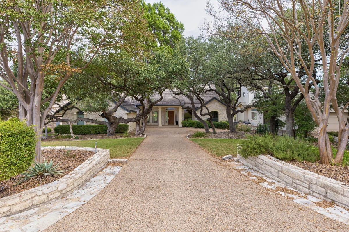View 50 Tiburon Dr in Hills Lakeway Ph 04 50 Tiburon Dr - front exterior - Luxury home in Hills Lakeway Ph 04, Austin, TX