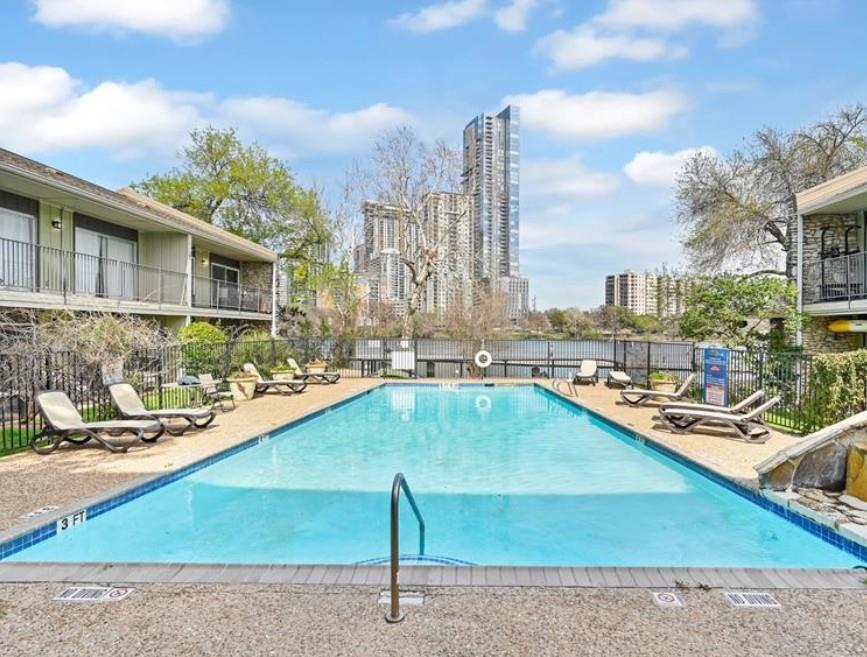 View 500 E Riverside DR Unit #242 in Riverwalk Condo Amd 500 E Riverside DR Unit #242 - front exterior - Luxury home in Riverwalk Condo Amd, Austin, TX
