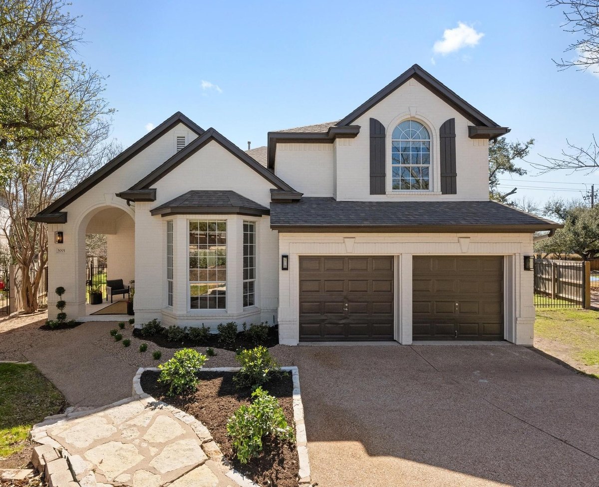 View 5001 Bluffton Cv in River Place Sec 08 5001 Bluffton Cv - front exterior - Luxury home in River Place Sec 08, Austin, TX