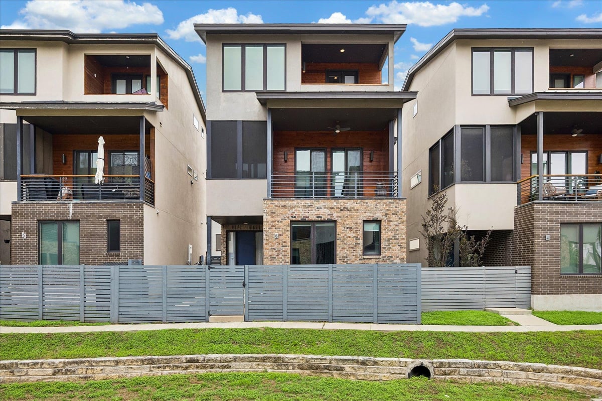 View 5006 Pecan Springs RD Unit #6 in Lofts/St Stephens Condos 5006 Pecan Springs RD Unit #6 - front exterior - Luxury home in Lofts/St Stephens Condos, Austin, TX