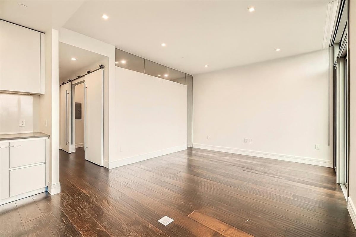 Kitchen at 501 West Ave Unit #1306 - 1 bed 1 bath home