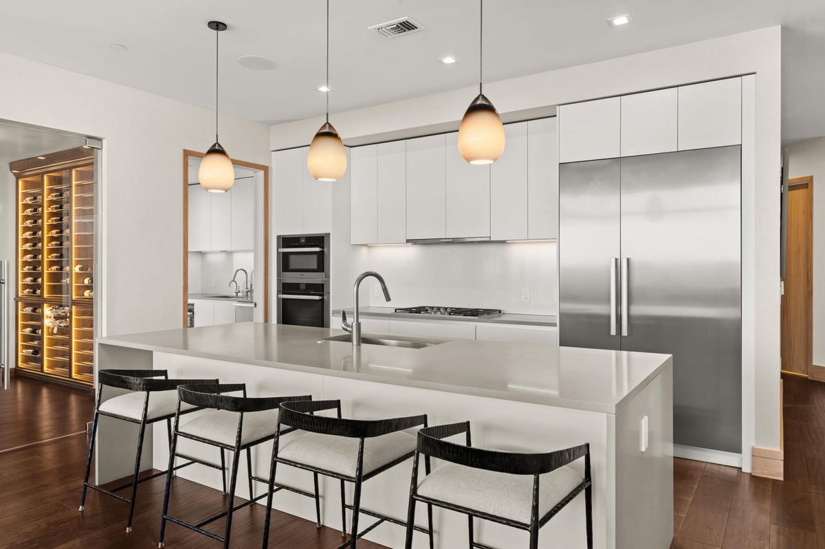 Kitchen at 501 West Ave Unit #3602 - 3 bed 3 bath home