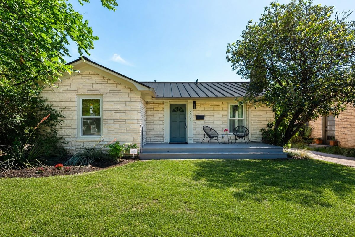 View 503 E 46th St in Staehely 503 E 46th St - front exterior - Luxury home in Staehely, Austin, TX
