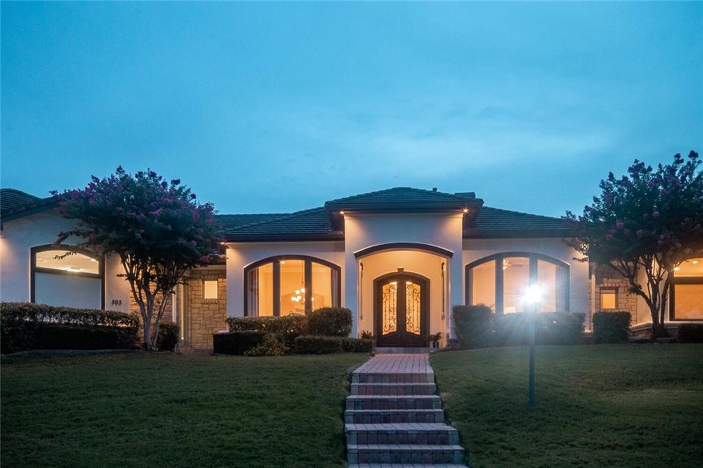 View 503 Golden Bear DR in Flintrock At Hurst Creek Ph 07 503 Golden Bear DR - front exterior - Luxury home in Flintrock At Hurst Creek Ph 07, Austin, TX