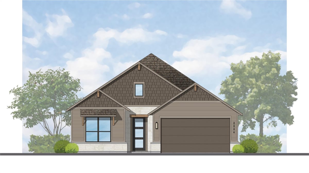 View 503 Outrider CT in Lariat 503 Outrider CT - front exterior - Luxury home in Lariat, Liberty Hill, TX