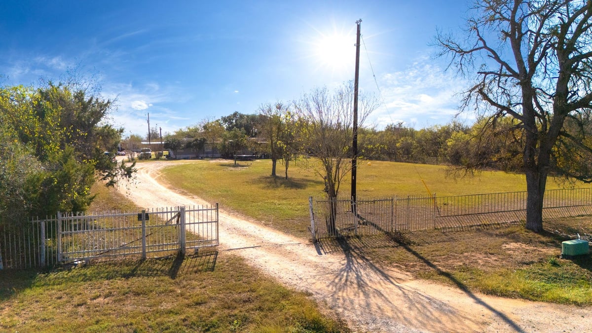 View 5035 Barth Rd in Mesquite Grove 5035 Barth Rd - front exterior - Luxury home in Mesquite Grove, Lockhart, TX