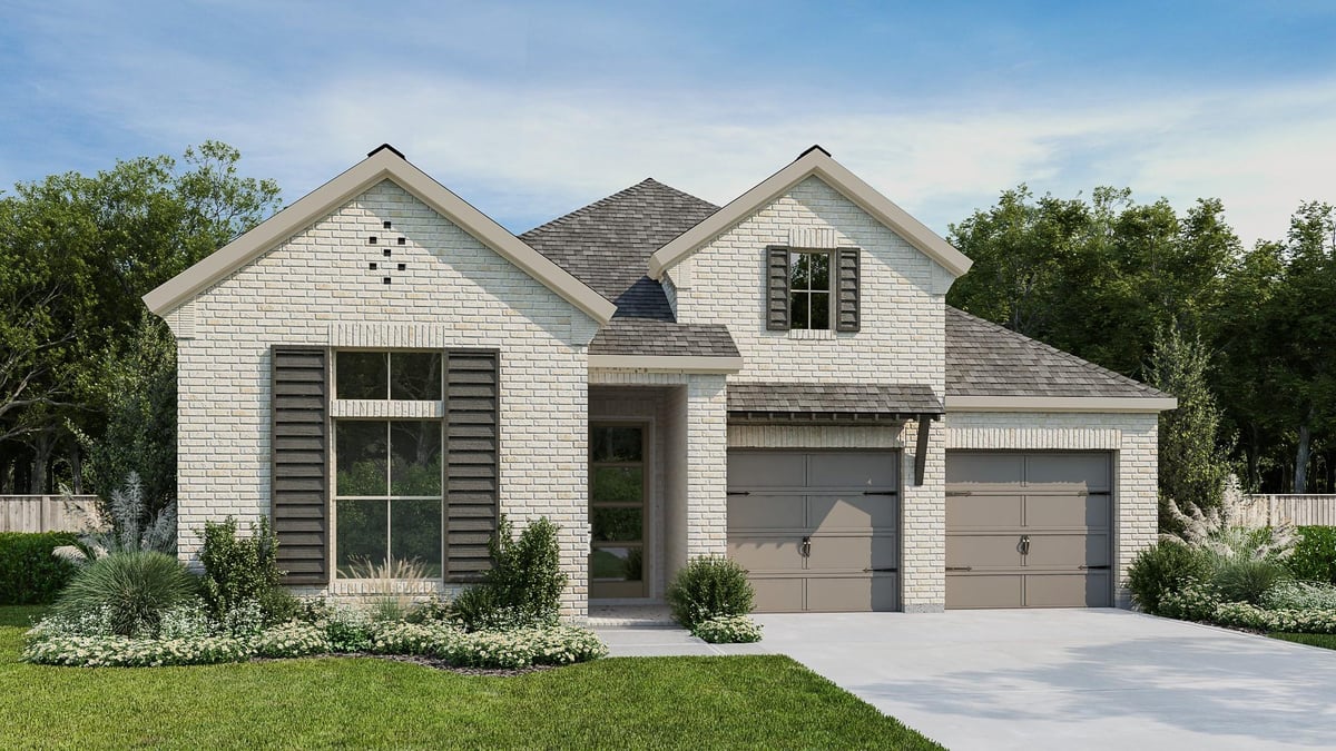 View 504 Alameda Ln in Wolf Ranch 504 Alameda Ln - front exterior - Luxury home in Wolf Ranch, Georgetown, TX