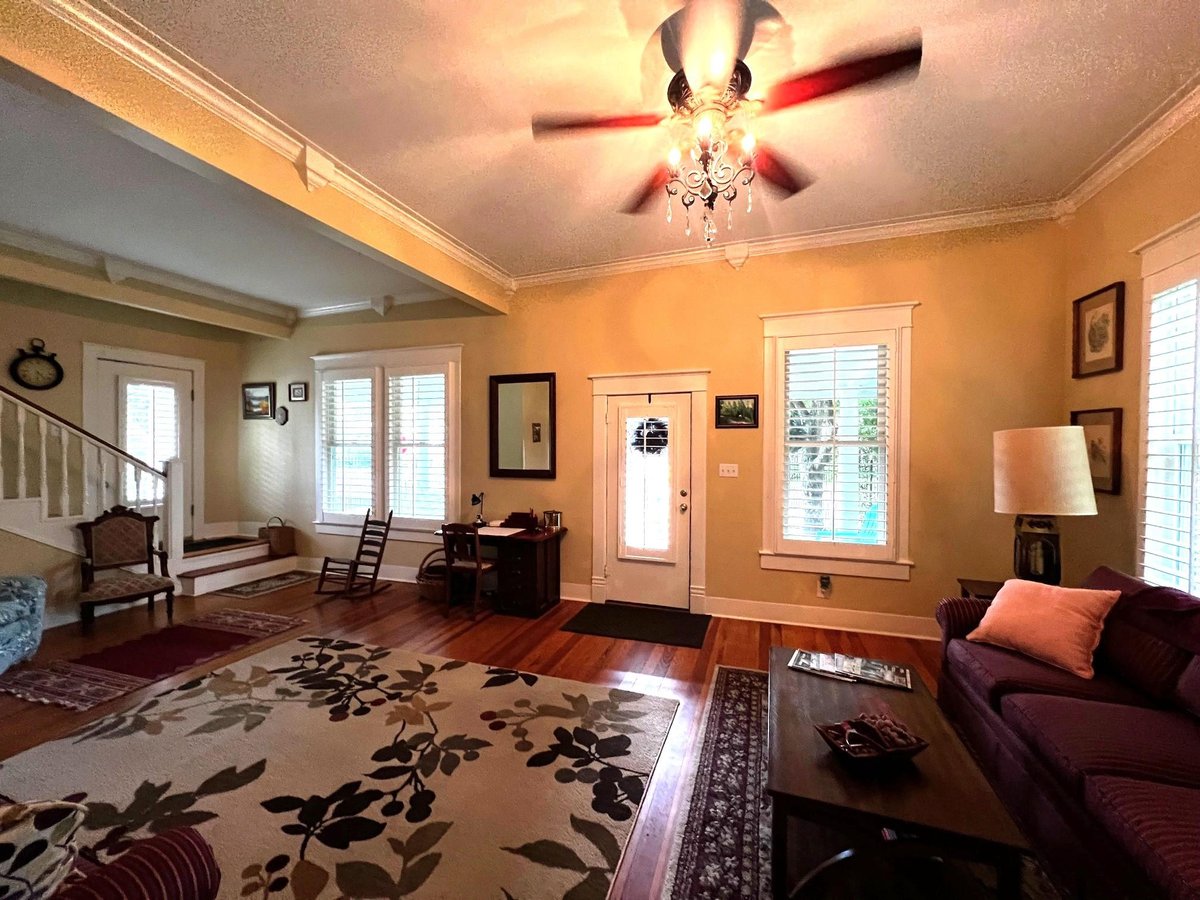Primary bedroom at 504 South Franklin - 5 bed 3 bath home