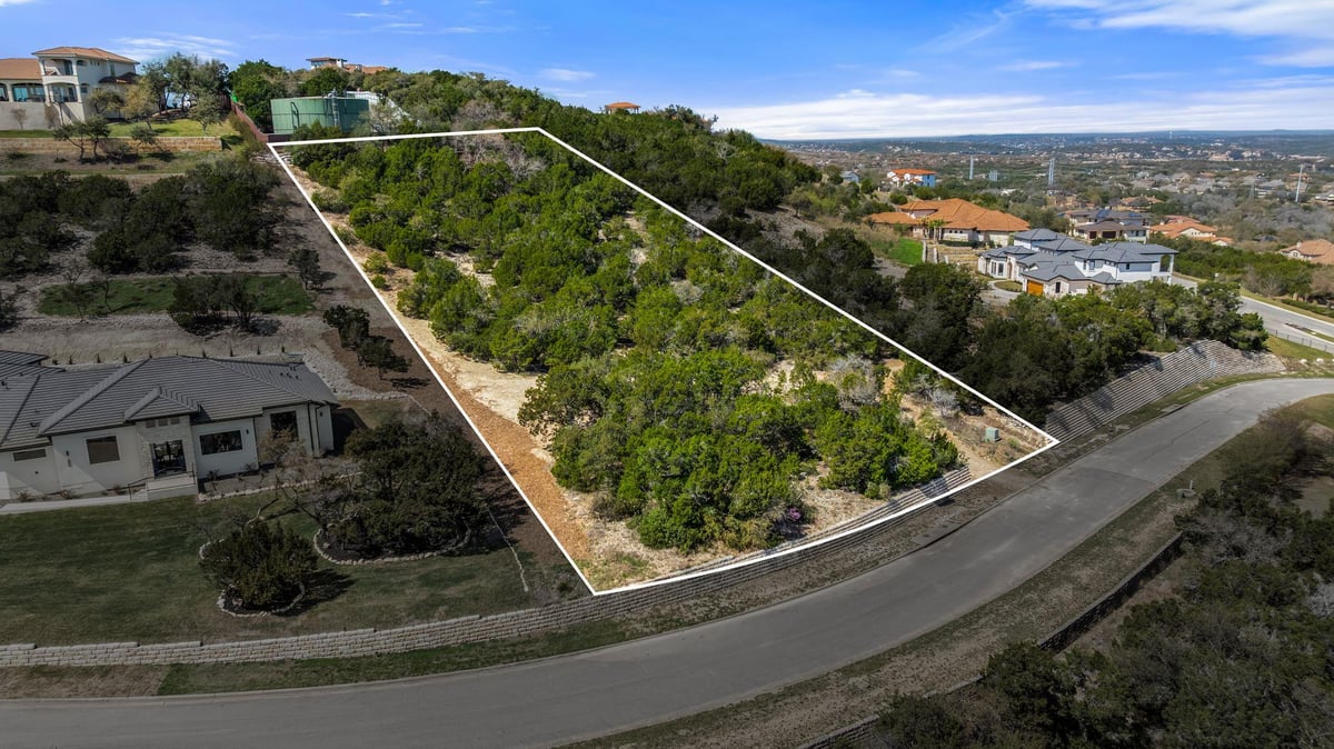 View 506 Bella Montagna Cir in Round Mountain Estates 02 506 Bella Montagna Cir - front exterior - Luxury lot in Round Mountain Estates 02, Austin, TX