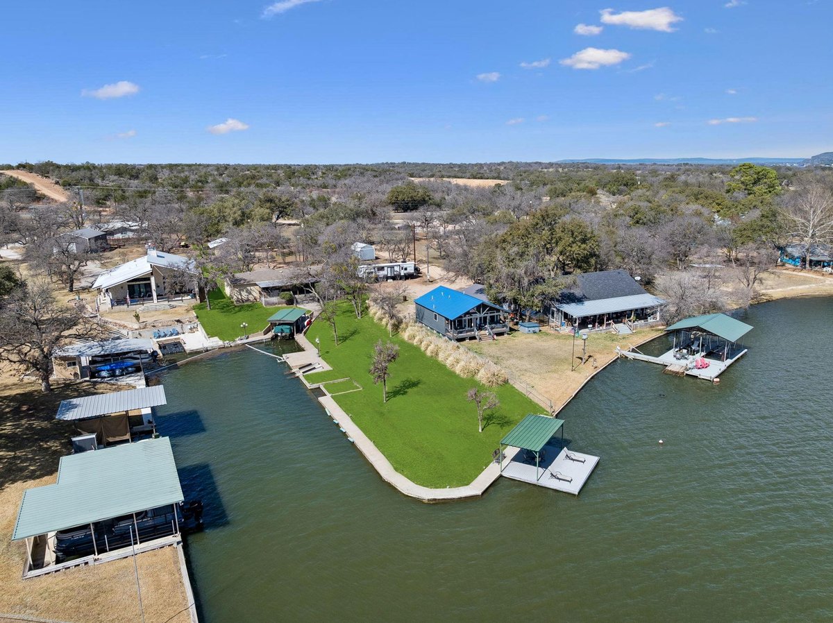 View 506 Ranch Road 2233 in Sunrise Beach 506 Ranch Road 2233 - front exterior - Luxury home in Sunrise Beach, Sunrise Beach Village, TX