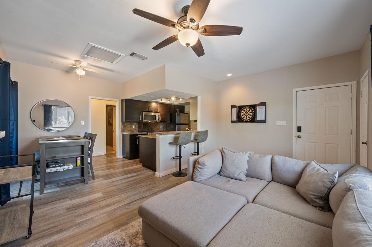 View 506 W San Antonio St Unit #A5 in The Crossing Condos 506 W San Antonio St Unit #A5 - front exterior - Luxury home in The Crossing Condos, San Marcos, TX