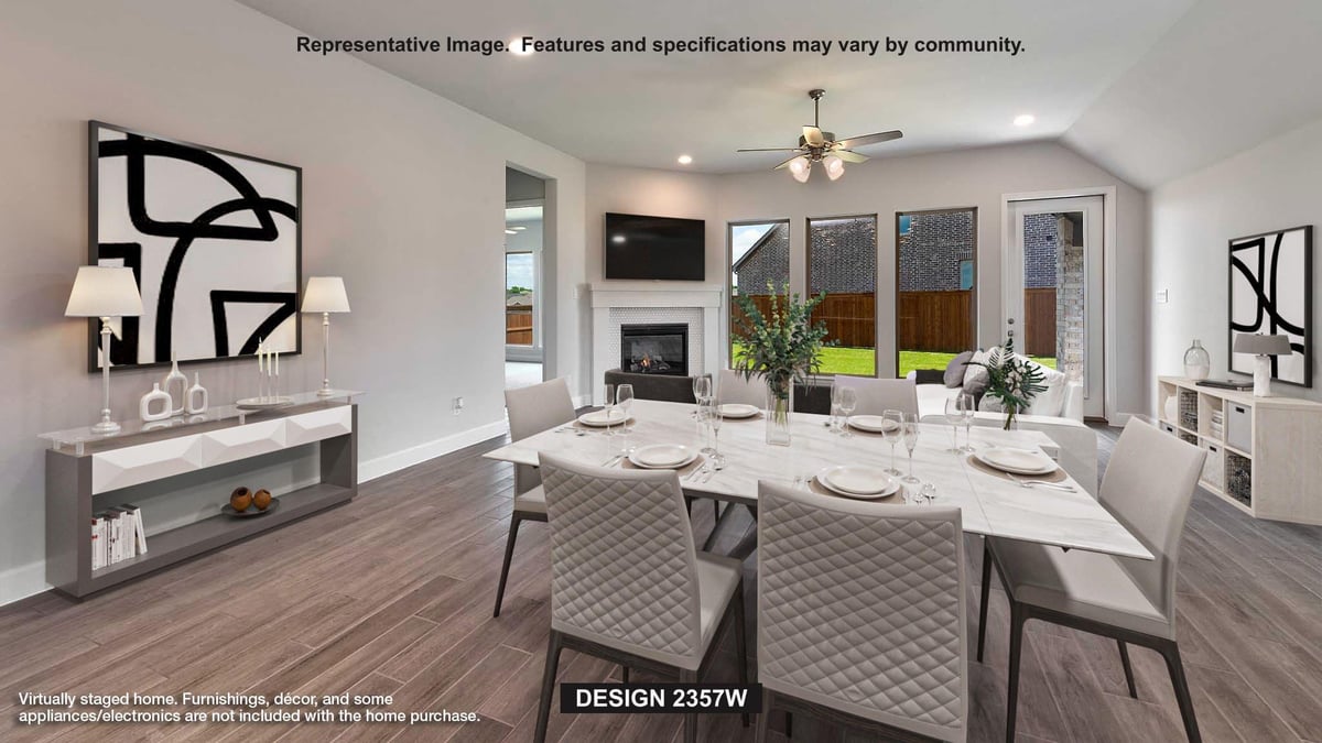 Living area at 508 Rock Daisy Trl - 4 bed 3 bath home