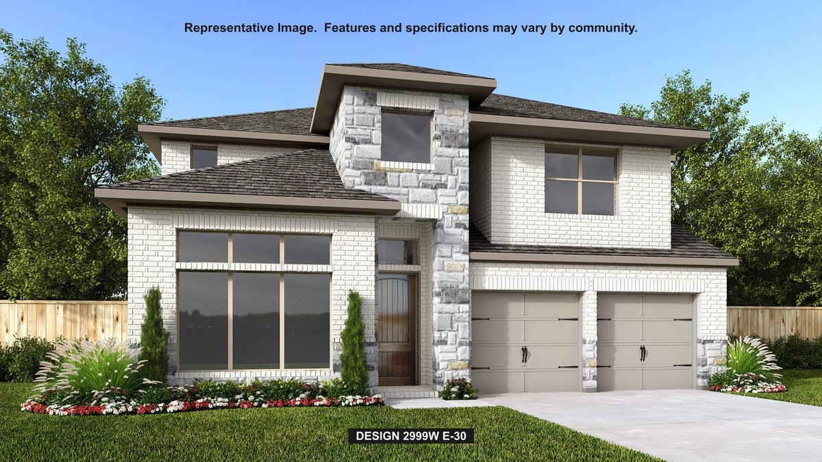 View 509 Alameda LN in Wolf Ranch 509 Alameda LN - front exterior - Luxury home in Wolf Ranch, Georgetown, TX