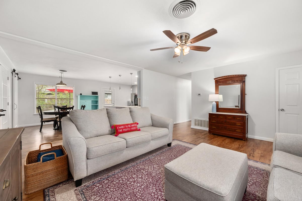 Primary bedroom at 509 E 17th St - 3 bed 3 bath home