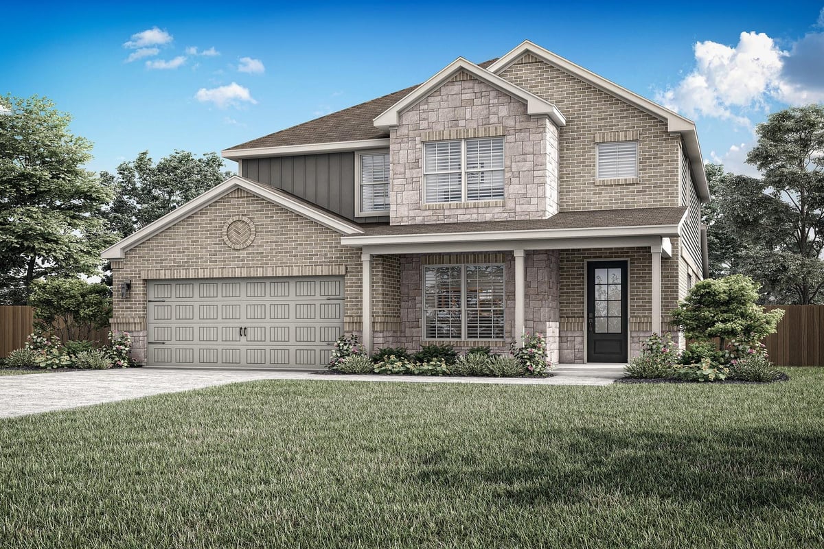 View 509 West Luna Blue Ln in Colson Ranch 509 West Luna Blue Ln - front exterior - Luxury home in Colson Ranch, Jarrell, TX