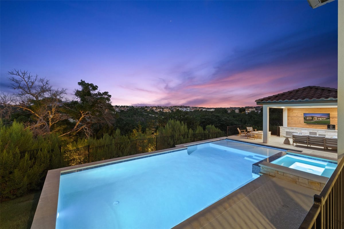 View 510 Tempranillo Way in Rough Hollow 510 Tempranillo Way - front exterior - Luxury home in Rough Hollow, Austin, TX