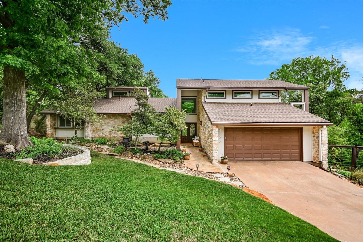 View 5100 Lea CV in Vista West 04 5100 Lea CV - front exterior - Luxury home in Vista West 04, Austin, TX