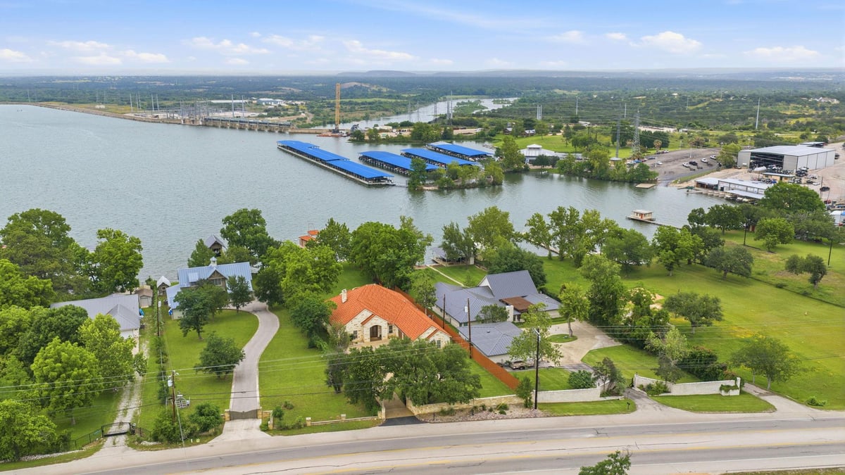 View 5100 W Fm 2147 RD in Castle Acres 5100 W Fm 2147 RD - front exterior - Luxury home in Castle Acres, Horseshoe Bay, TX