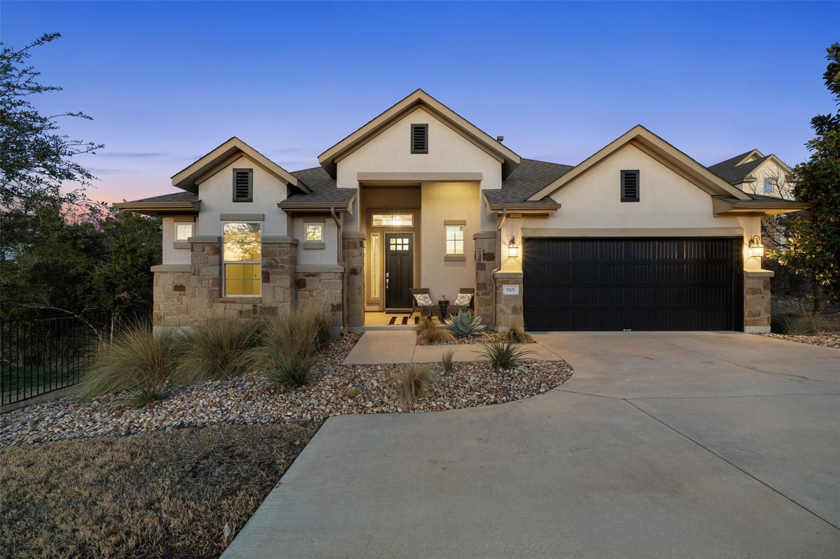 View 5101 Alonso DR in Sweetwater Ranch Sec 1 5101 Alonso DR - front exterior - Luxury home in Sweetwater Ranch Sec 1, Austin, TX