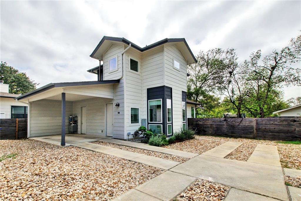 View 511 W Croslin St Unit #B in Silverton Heights Sec 02 511 W Croslin St Unit #B - front exterior - Luxury home in Silverton Heights Sec 02, Austin, TX