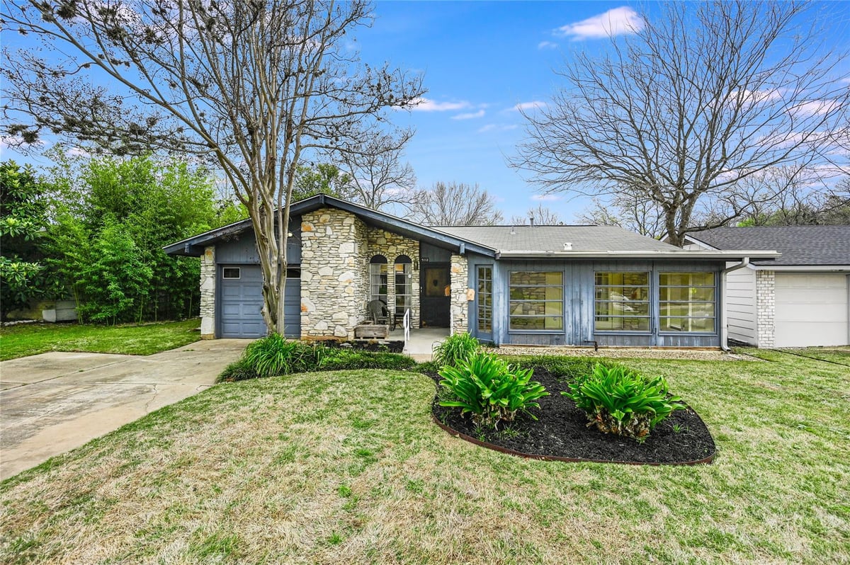 View 5112 Emerald Forest Dr in Emerald Forest Sec 05 5112 Emerald Forest Dr - front exterior - Luxury home in Emerald Forest Sec 05, Austin, TX