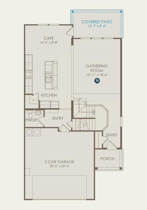 Living area at 5113 Monarda Mint Dr - 4 bed 3 bath home