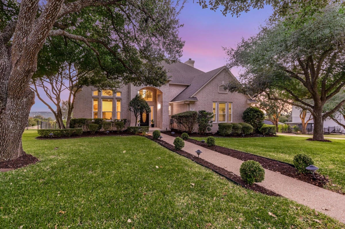 View 5116 Eagle Trace TRL in River Place Sec 04-A 5116 Eagle Trace TRL - front exterior - Luxury home in River Place Sec 04-A, Austin, TX