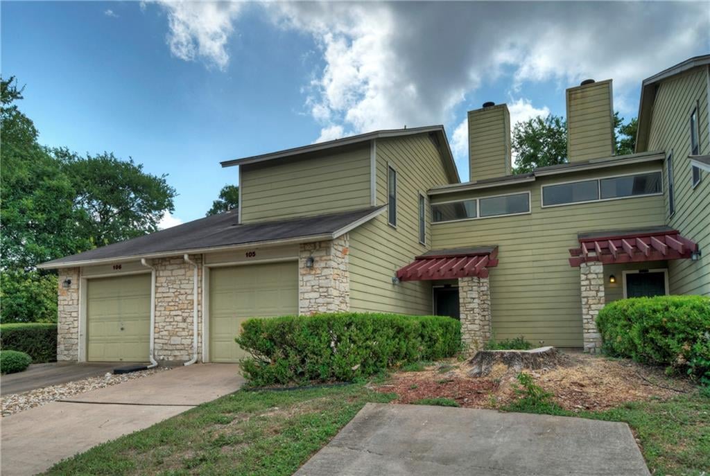 View 512 Eberhart Ln Unit #105 in Sweetbriar Garden Homes Condom 512 Eberhart Ln Unit #105 - front exterior - Luxury home in Sweetbriar Garden Homes Condom, Austin, TX