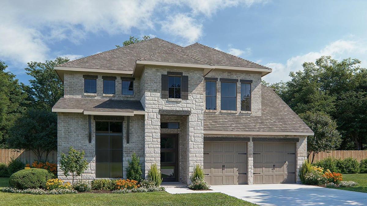 View 512 Summer Place Ln in Wolf Ranch 512 Summer Place Ln - front exterior - Luxury home in Wolf Ranch, Georgetown, TX