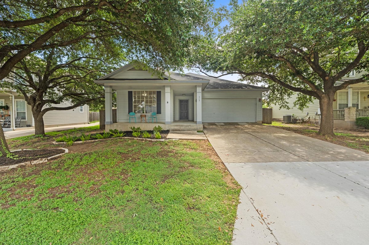 View 513 Tobin DR in Bradfield Village Sec Two 513 Tobin DR - front exterior - Luxury home in Bradfield Village Sec Two, Buda, TX