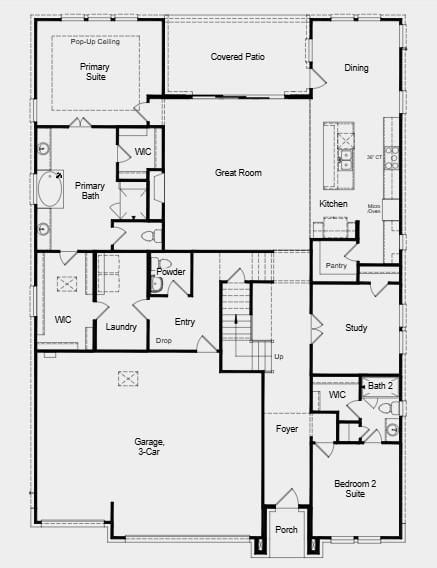 Living area at 5133 Colombo Vw - 4 bed 4 bath home