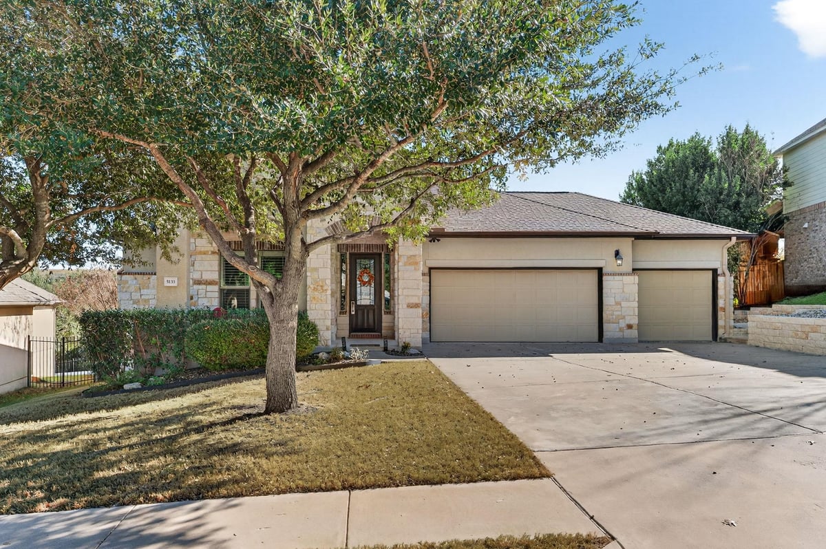View 5133 Texas Bluebell Dr in West Cypress Hills Ph 1 Sec 1 5133 Texas Bluebell Dr - property photo 1 - Luxury home in West Cypress Hills Ph 1 Sec 1, Spicewood, TX