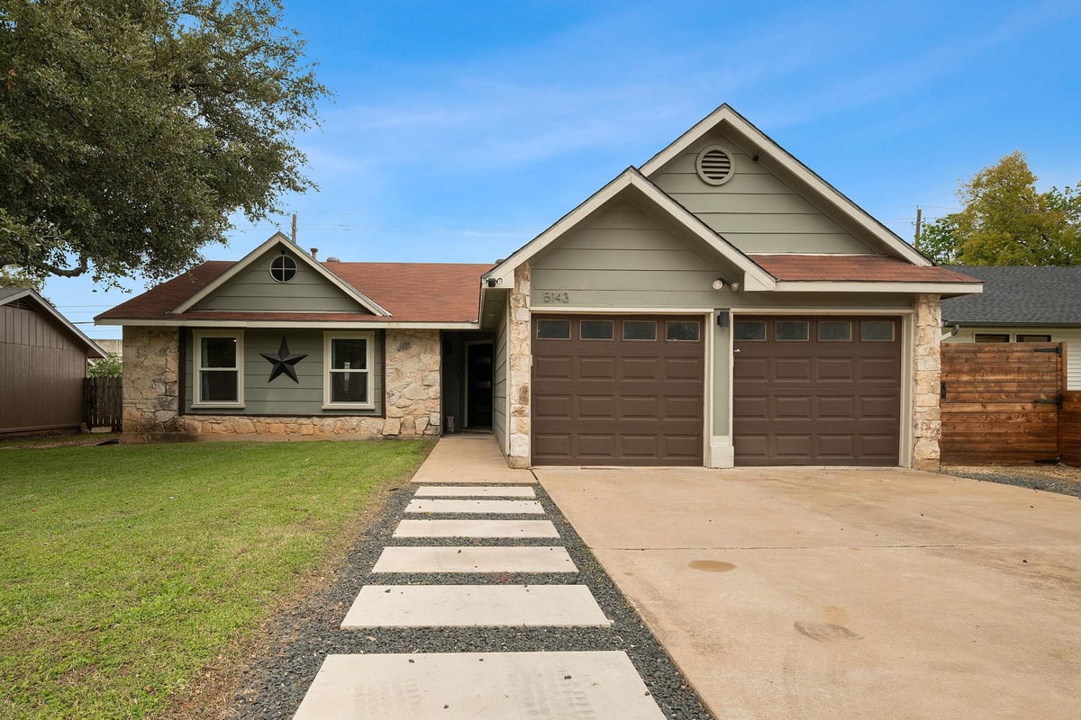 View 5143 Ganymede Dr in Milwood Sec 11 5143 Ganymede Dr - front exterior - Luxury home in Milwood Sec 11, Austin, TX
