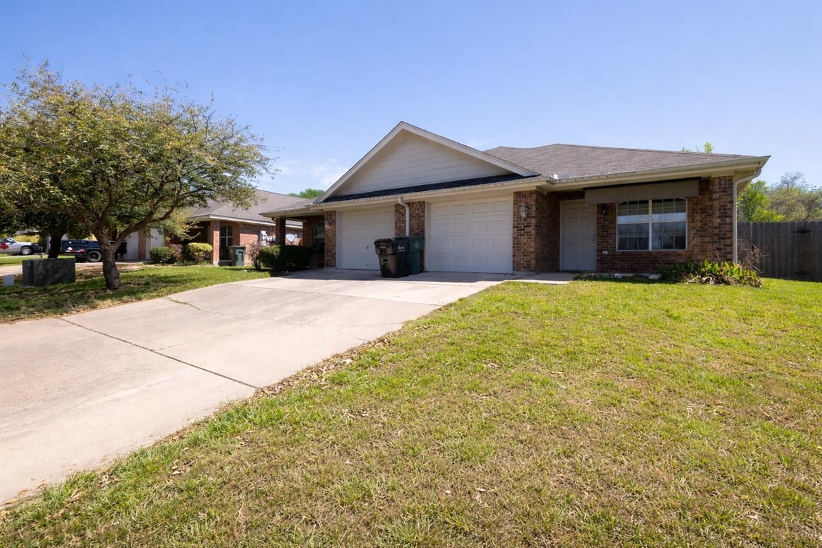 View 515 Olaf Dr Unit #A & B in Liberty Hill Ph Ii 515 Olaf Dr Unit #A & B - front exterior - Luxury home in Liberty Hill Ph Ii, Temple, TX