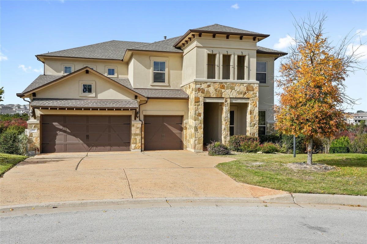 View 516 Forza Viola Way in Lakeway Highlands Ph 2 Sec 2A 516 Forza Viola Way - front exterior - Luxury home in Lakeway Highlands Ph 2 Sec 2A, Austin, TX