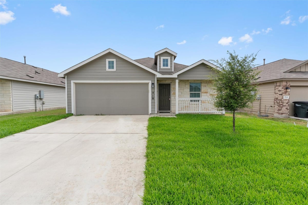 View 518 Blue Stem RD in Heather Glen Ph 4 518 Blue Stem RD - front exterior - Luxury home in Heather Glen Ph 4, New Braunfels, TX