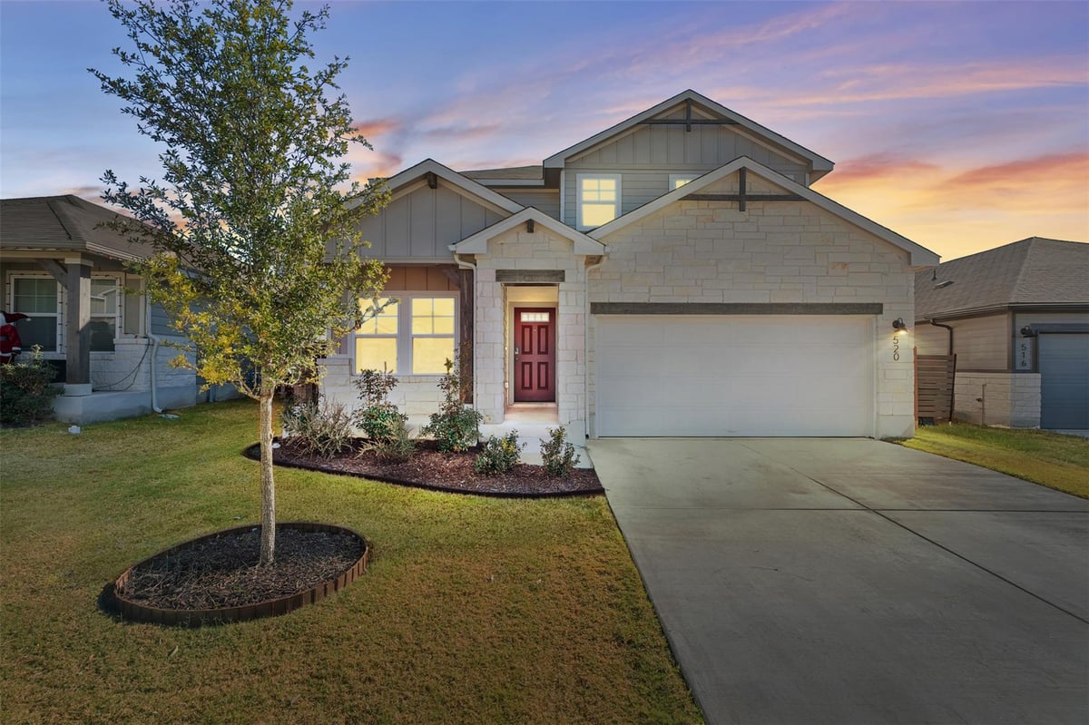 View 520 Loriner Way in Butler Farms 520 Loriner Way - front exterior - Luxury home in Butler Farms, Liberty Hill, TX