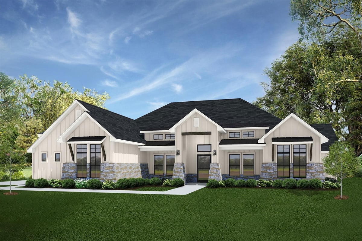 520 Vale Pond SPUR - front exterior - Luxury home in Daniels Mountain Ph I, Georgetown, TX