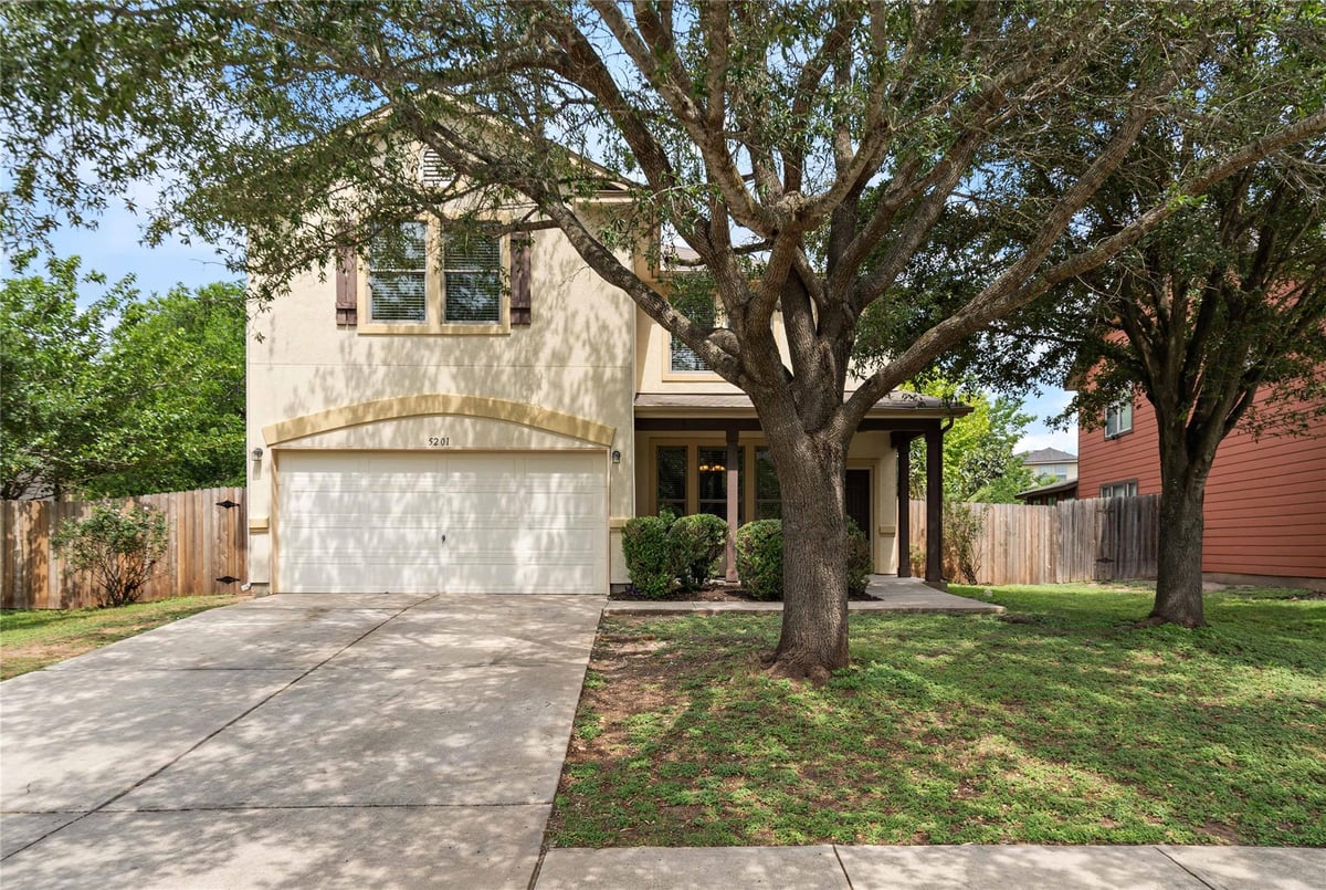 View 5201 N Hearsey Dr in Viewpoint At Williamson Creek 5201 N Hearsey Dr - front exterior - Luxury home in Viewpoint At Williamson Creek, Austin, TX